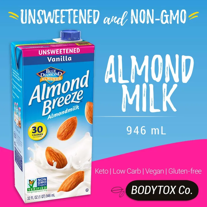 Almond Breeze Unsweetened Vanilla Almond Milk Lazada PH