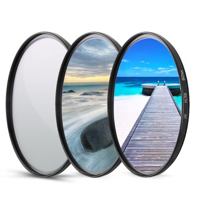 Lens Filter Set (ND8 CPL UV) Neutral Density Polarizing UV Protection Filter for 49mm 52mm 55mm 58mm 62mm 67mm 72mm 77mm