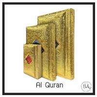 TAJWEED QURAN WITH GOLDEN PALET AVAILABLE IN THREE SIZE AND BEAUTIFUL FLORAL DESIGN