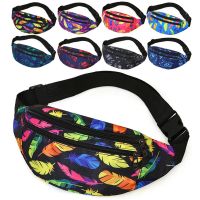 2023 Printed Waist Bag Men Women Sport Run Fanny Pack Bum Bag Travel Crossbody Bag Fashion Chest Bag Phone Pouch Purse Belt Bag Running Belt