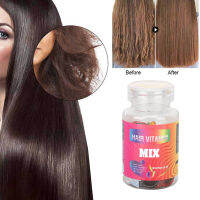 เซรั่มบำรุงผมแคปซูล 30 ชิ้น 7 สีผสมบำรุง Frizz Resistance Hair Care น้ำมันหอมระเหยสำหรับบ้าน