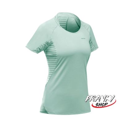 [พร้อมส่ง] เสื้อยืดแขนสั้นใส่เดินบนภูเขาสำหรับผู้หญิง Womens Mountain Walking Short-Sleeved T-Shirt MH500