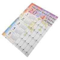 2024 Wall Calendar Planner Office Schedule English Daily Planning Year Multipurpose