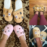 Winter Women Slipper Home Shoes For Women Chinelos Pantufas Adulto Fashion Lovely Bear Pig Indoor House Slippers With Fur