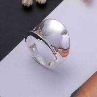 Hot Classic Charms 925 Sterling Silver Wide Rings For Men Women Size 6 7 8 9 10 Fashion Party Fine Jewelry Christmas Gifts