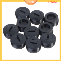 Aleaty? ที่ใส่แปรงคาร์บอนสกรูพลาสติกสีดำขนาดเส้นผ่าศูนย์กลาง12mm/13mm/14mm/15mm/16mm