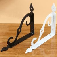 2pcs Metal Shelf Bracket L Shape Thickened Corner Brace Shelf Right Angle Bracket for Commodity Furniture Fittings Hardware