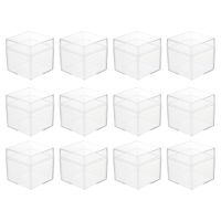 Box Acrylic Boxes Clear Candy Favor Storage Display Gift Container Square Organizer Containers Dividers Party Transparent Lid