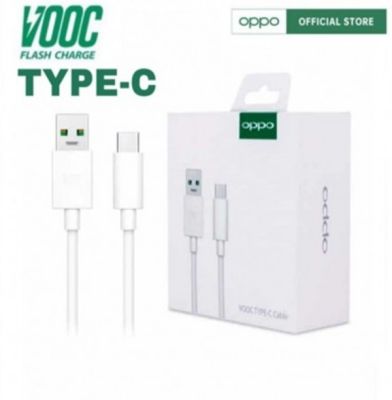 สายชาร์จ แท้ หัว Type C รองรับชาร์จไว VOOC OPPO ใช้ได้หลายรุ่น เช่น FIND-X, R17 A5 2020 A9 2020 และอีกหลายรุ่น สาย USB TYPE-C