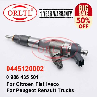 หัวฉีดน้ำมันเชื้อเพลิงใหม่0445120002 0986435501เหมาะสำหรับ Fiat Ducato, Iveco 2,8 JTD Jet Pump Nozzle 500313105 Iveco Daily 2,8