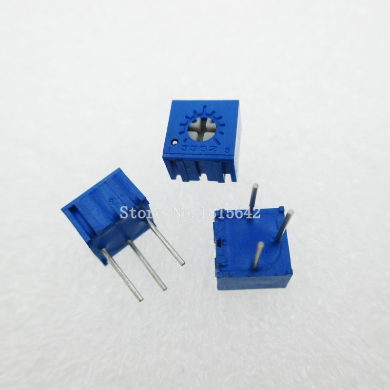 100pcs 50 ohm 3362 Trimmer Trim Pot Potentiometer New 100pcs 50 ohm 3362 Trimmer Trim Pot Potentiometer New