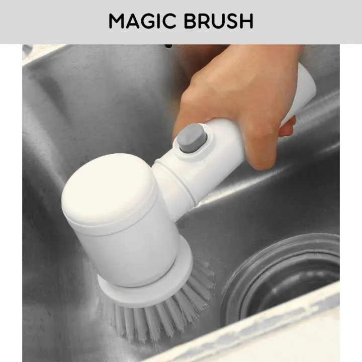 Cleaning Brush 5 in 1 Cleaning Brush Chargeable Type Magic Power with