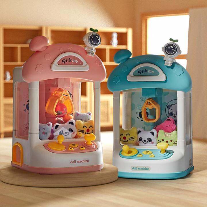 Doll Machine Mini Claw Catch Toy Machines Dolls Children Toys Gifts Birthday Interactive T5I9