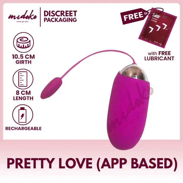 Midoko Pretty Love Usb Recharge Bluetooth Vibrator Wireless App Remote Control Vibrators For