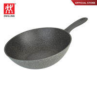 BALLARINI กระทะทรงลึกวอค Non- stick อะลูมิเนี่ยม รุ่นMurano 30 ซม. สีเทา N75002937