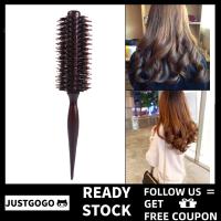 Professional Wooden Handle Anti-static Curly Hair Comb Hairdressing Radial Round Brush