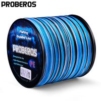 PROBERO 4 8 Braids สายถักเอ็นตกปลา300-500-1000M หลายเส้นใย10LB-100LB สาย PE แบบมีสายสำหรับตกปลากะพง