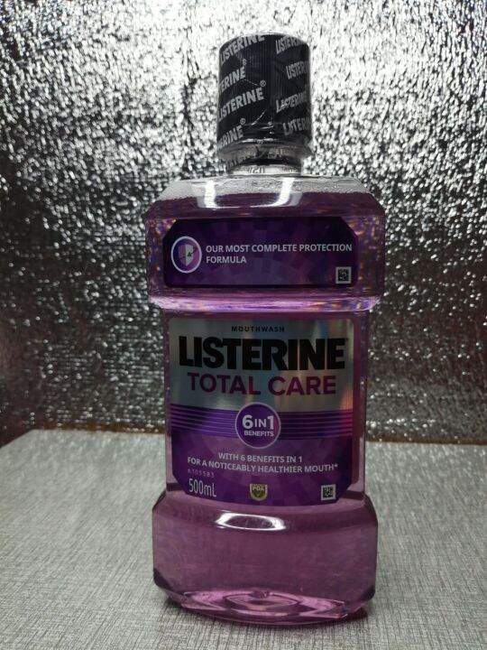 LISTERINE MOUTHWASH TOTAL CARE 500ML WITH 6 BENEFITS COMPLETE