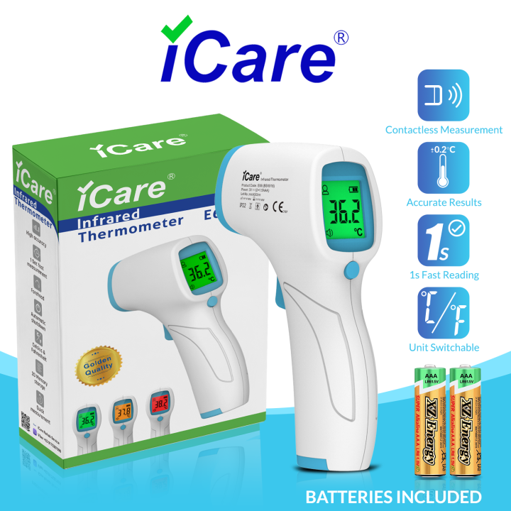 iCare®E69 Infrared Thermometer No Contact Forehead Thermometer with