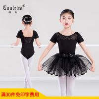 【JH】 Childrens dance costume lace splicing ballet black childrens national performance