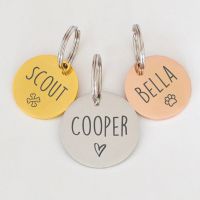 Custom Dog ID Tag Collar Accessories Personalized Engraved Necklace Chain Supplies Name Produ