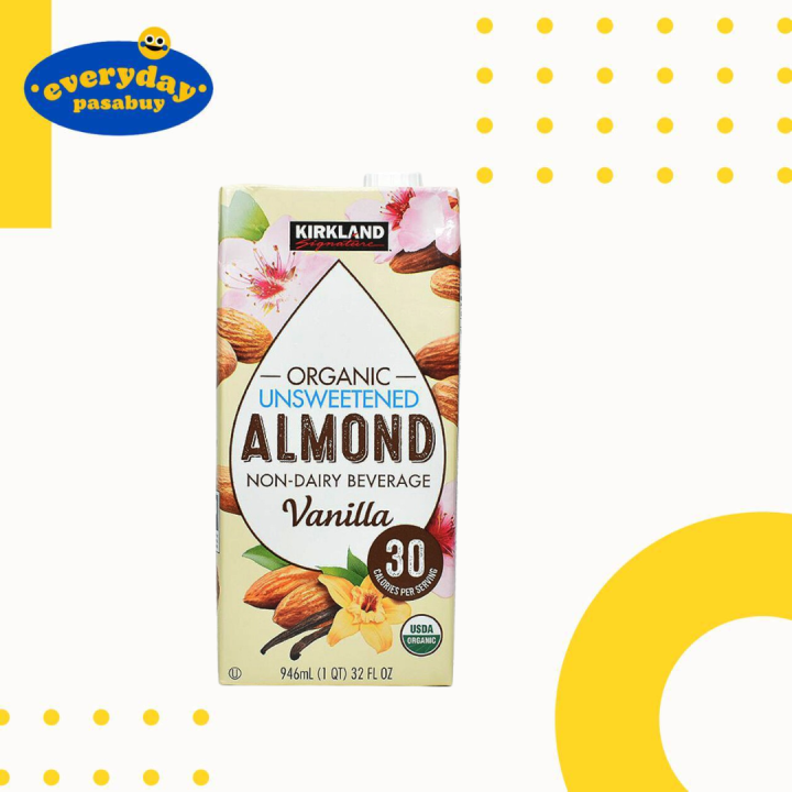 Kirkland Signature Organic Unsweetened Almond Vanilla NonDairy