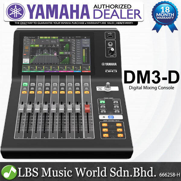 Yamaha DM3D 22 Channel Mixer Ultra Compact Digital Mixing Console with