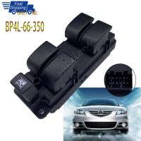 BP4L-66-350สำหรับ Mazda 3 Series BK 2003-2009กระจกไฟฟ้ามาสเตอร์พลังงานหน้าซ้ายตัวยกสวิตช์ปุ่มควบคุมสวิตช์อุปกรณ์เสริมรถยนต์