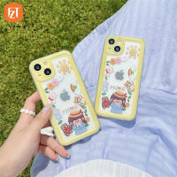 เคสโทรศัพท์แฟชั่นบางเฉียบป้องกันสำหรับ iPhone 14 13 12 Pro Max เคสนิ่ม TPU รวมทุกอย่างฝาครอบกันกระแทก