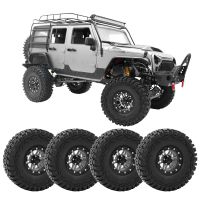 4PCS 1.9 Inch Beadlock Wheel Rim Tires for 1/10 RC Rock Crawler Axial SCX10 90035 90022 90046 D90 D110 -4