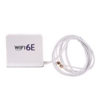 Tri-Band WiFi เสาอากาศ6E 6GHz 5GHz 2.4GHz SMA เสาอากาศ WiFi สำหรับคอมพิวเตอร์ส่วนบุคคล PCIe การ์ด WiFi เราเตอร์อินเตอร์เน็ตไร้สายอะแดปเตอร์ USB