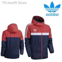 【แจ็คเก็ต】 ??Adidasเสื้อแจ็คเก็ตโคลเวอร์ระบายอากาศและแห้งเร็วเสื้อกีฬาดูดซับความชื้นแฟชั่นประกบตาข่ายซับในเสื้อแจ็คเก็ตเสื้อกันลมกลางแจ้งวิ่งภูเขาขี่จักรยาน gift gift