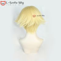 Anime Tokyo Revengers Seishu Inui Light Golden Short Cosplay Wig Heat Resistant Halloween Party Wigs + Free Wig Cap