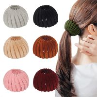 Women Solid Bun Hair Claws Horsetail Buckle Hair Clip Bird Nest Expanding Magic Shark Hairwear Female Ponytail Hair Accessories