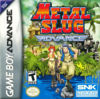 ตลับเกมบอย GBA  Metal Slug Advance (U) ภาษาอังกฤษ