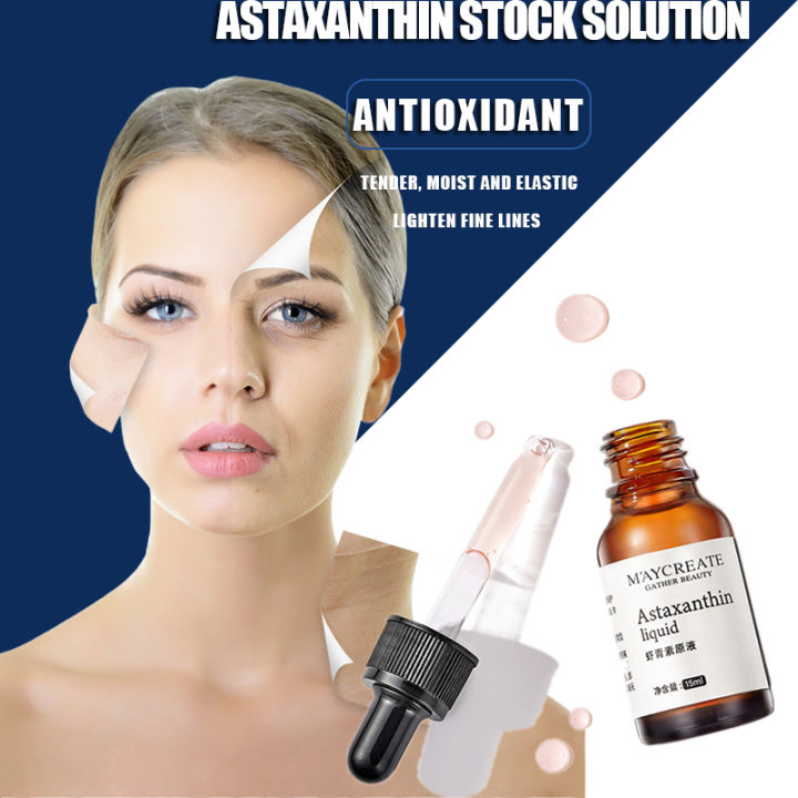 Vitamin C Facial Serum Astaxanthin Hyaluronic Acid Arbutin Green Tea Skin Science Natural