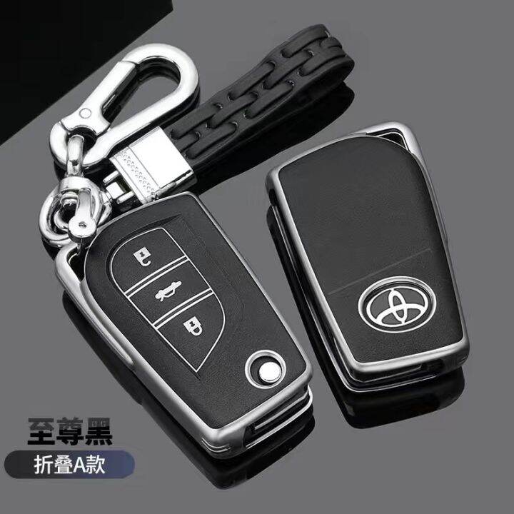 ychic-tpu-pc-toyota-corolla-key-key-pendant-ที่ใส่กุญแจ-พวงกุญแจโลหะ-เคส-keyfob-สำหรับ-toyota-corolla-ralink-camry-chrr-rav4-izoa