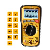 ✧●✚ Mini Universal Smart Professional Digital Multimeter Suitability Electrician Car Tester Comes With Bracket And Pen