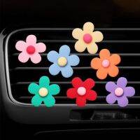 Car Aromatherapy Clip Flower Shape Good Smell Plastic Auto Air Conditioning Various Fragrances Vent Perfume Clip for Car