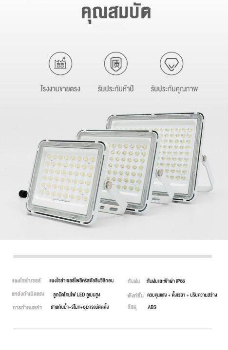 solar-light-ไฟสปอร์ตไลท์-กันน้ำ-ไฟ-solar-cell-ไฟ-led-โซล่าเซลล์-โซลาเซลล์-ไฟ-led-โซล่าเซลล์-สปอร์ตไลท์-led-สืนค้าพร้อมส่งในไทย