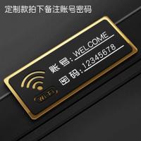 ▪ Acrylic WiFi Password Prompt Board Sign Creative Personalized Wireless Internet Card Customized Warm Reminder Board Sticker