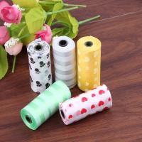 Random color printing pet garbage bags, cleaning garbage bags, picking bags poop A9S3