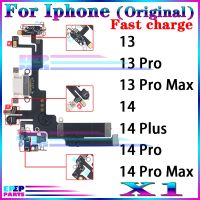 ขั้วต่อแท่นชาร์จ USB Dock Connector Flex สําหรับ IPhone 13 14 14 + Plus Pro Max โมดูลบอร์ดชาร์จพร้อมชิป Ic