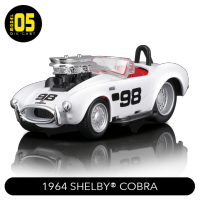 Maisto 1:64 1964 SHELBY COBRA Muscle Vehicle Series Die Cast Collectible Hoies ของขวัญโมเดลของเล่นกล่องโชว์ฟรี