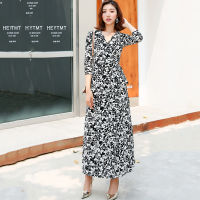 FANIECES 2021 Summer Floral Print Boho Long Dress Women Maxi Vestidos Side Split Casual Beach Dresses Robe Femme Dropshipping