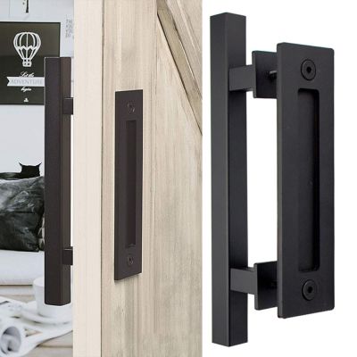 ☑☇ Sliding Barn Door Handle Pull Flush Recessed Wood Furniture Hardware For Cabinet Cupboard Interior Doors Gate Window Pull Knob