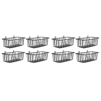 8PCS Shelf for Design Metal Wall Grille, Shelf Design Grid Photo Wall Used for Lattice Photo Wall Wire Basket