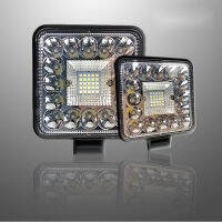 123W 12V 24V Work Light Square Fog Lights Car Lamp Diode LED Light Bar For Off Road Truck 4X4 4WD Car SUV A IP67