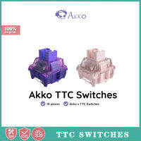 Akko X TTC สวิทช์ปีศาจ/เจ้าหญิงสวิทช์3ขาสลับร้อนที่กำหนดเอง DIY สำหรับคีย์บอร์ดแบบกลไก10ชิ้น