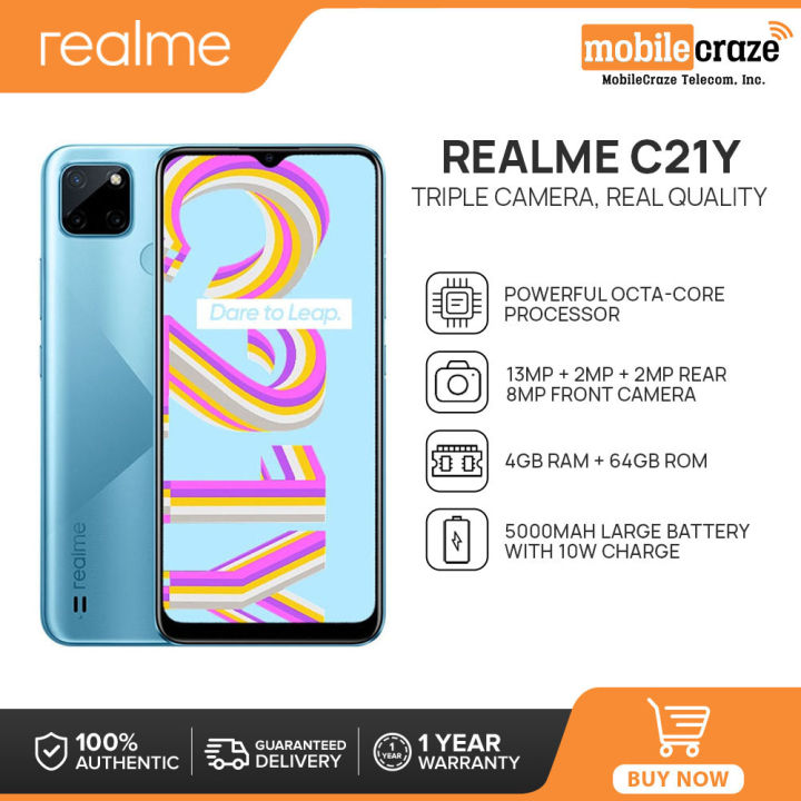 realme c21y about phone